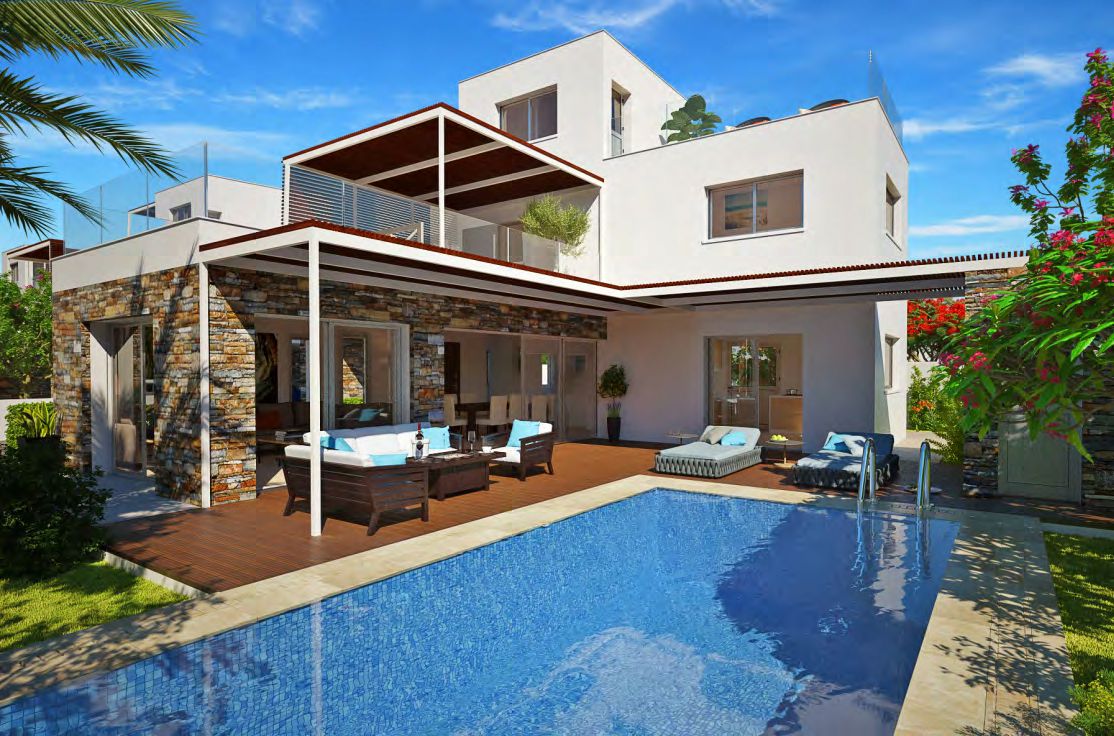Villas in Paphos Geroskipou – Aquamarine Coastal Villas