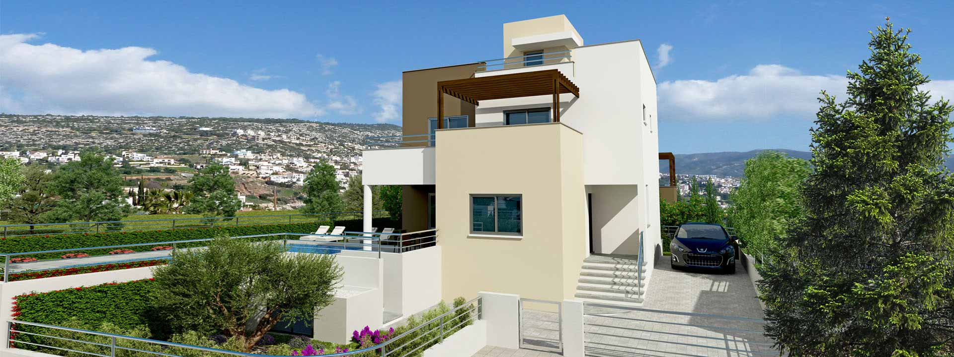 Villas in Paphos, Riza Heights 1
