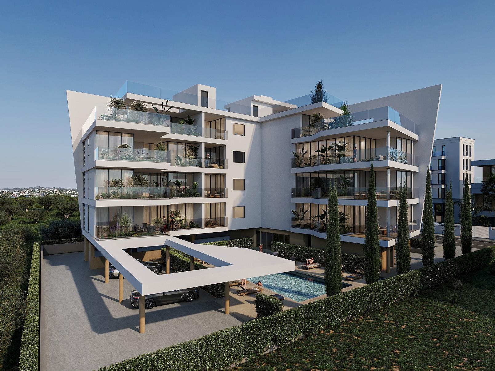 Apartamenty w Limassol, Germasogeia, THE PLACE