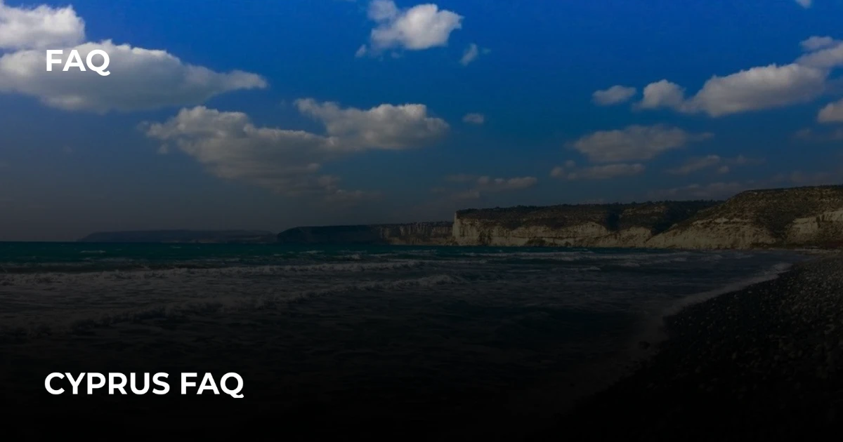 Plaża Kourion na Cyprze