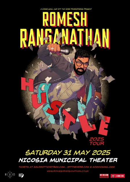 ROMESH RANGANATHAN LIVE IN NICOSIA