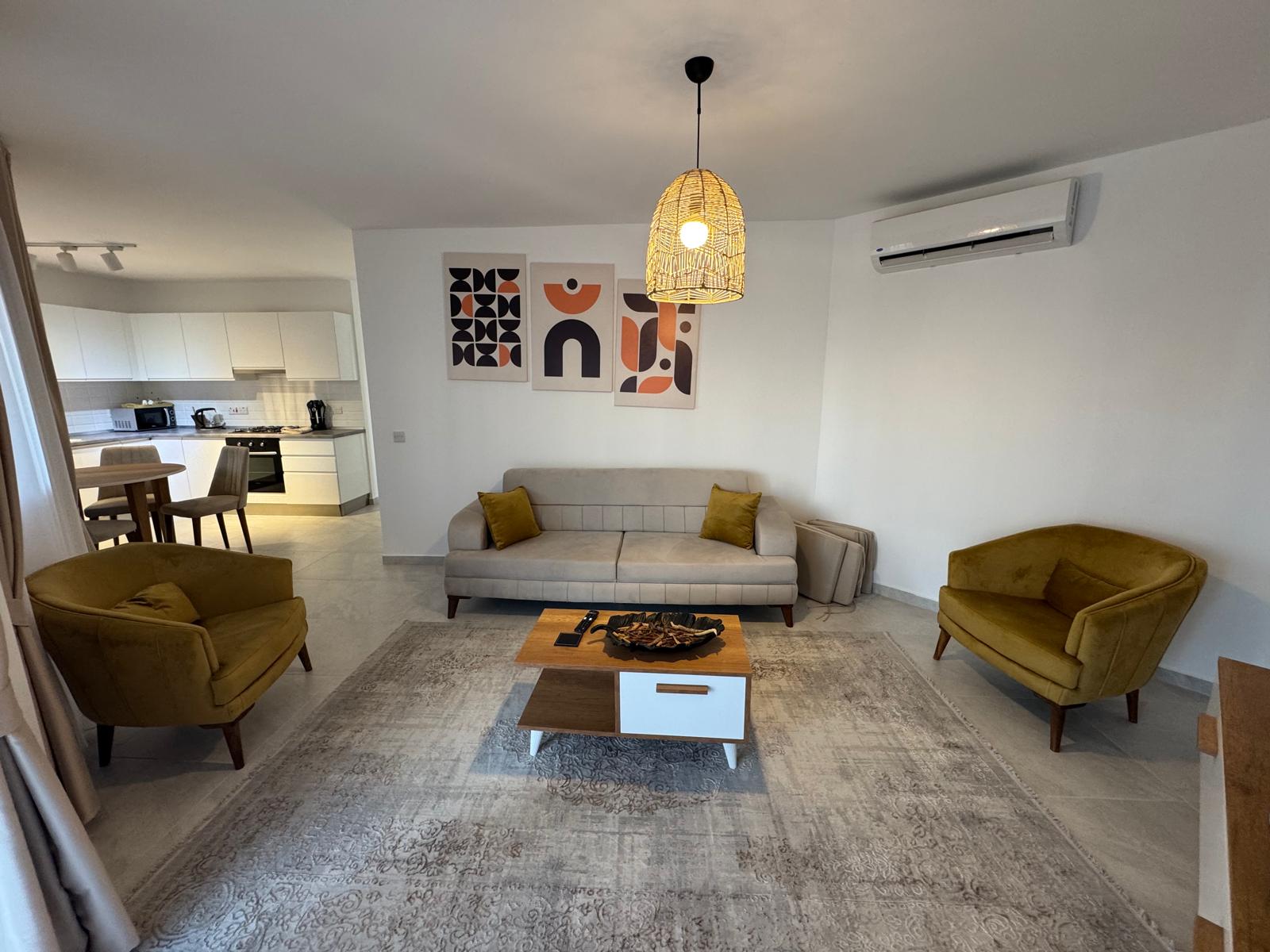 1+1 Διαμέρισμα στο Thalassa Beach Resort — Μπάφρα (Πρώτη Παραλιακή Γραμμή)