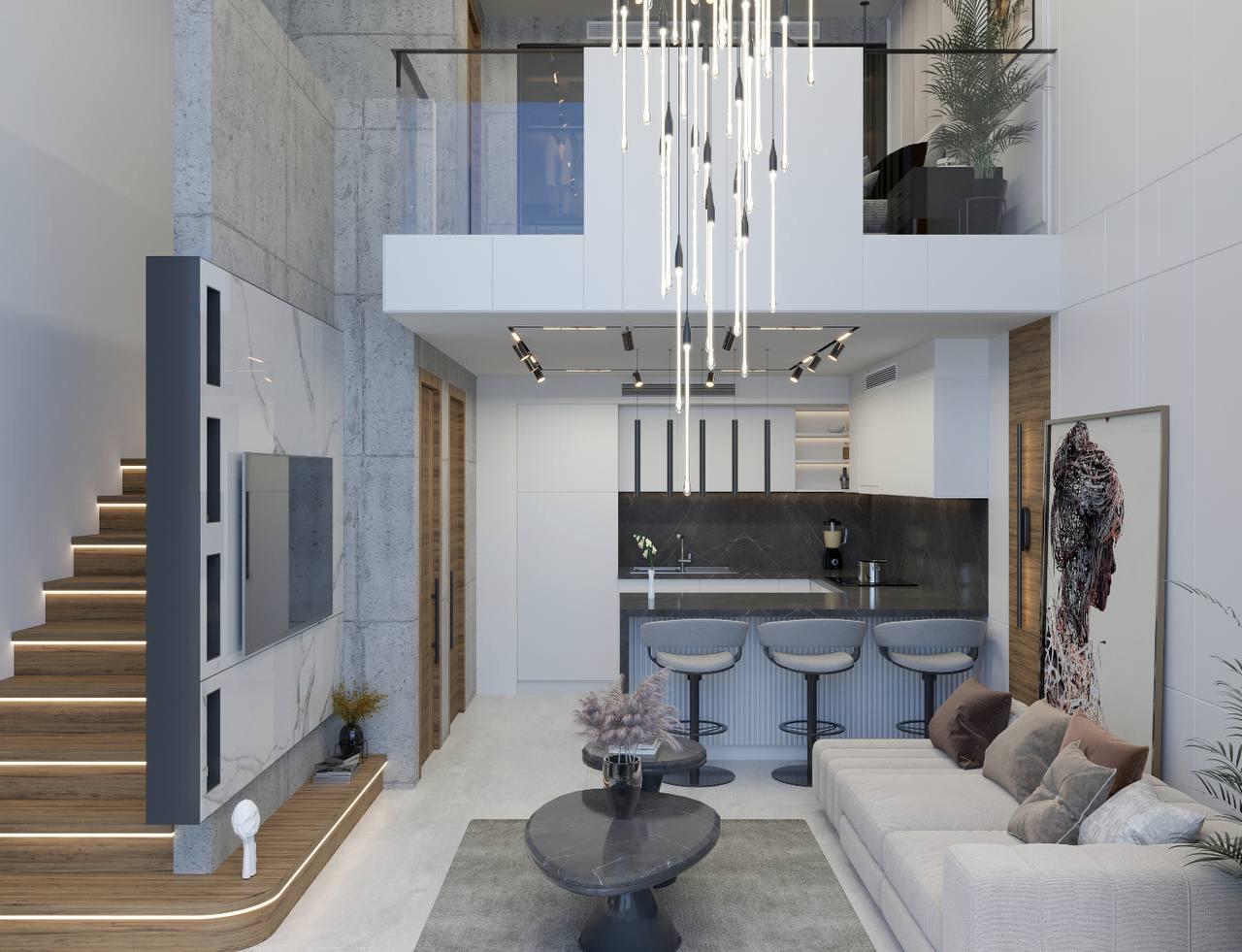 Loft 2+1 στην πρώτη γραμμή θάλασσας | Casa Del Mare, Esentepe