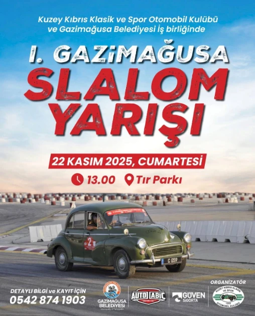 Slaloms Gazimağusā: pirmais šāda veida autosporta pasākums