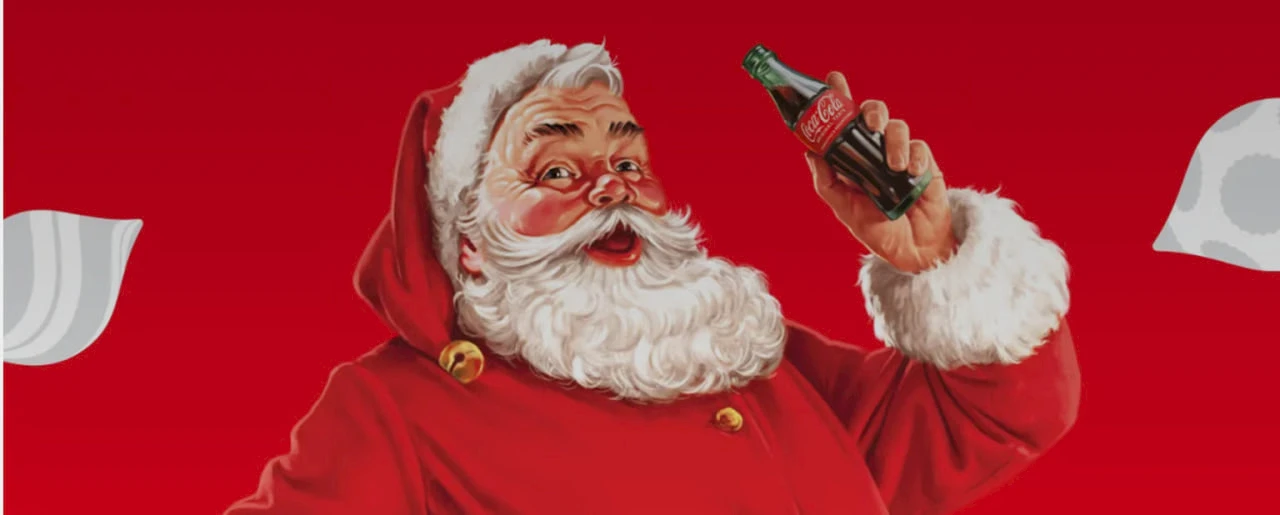 Χριστουγεννιάτικο φορτηγό Coca-Cola