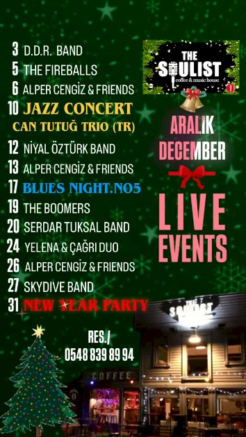 Πρόγραμμα ζωντανής μουσικής στο The Soulist