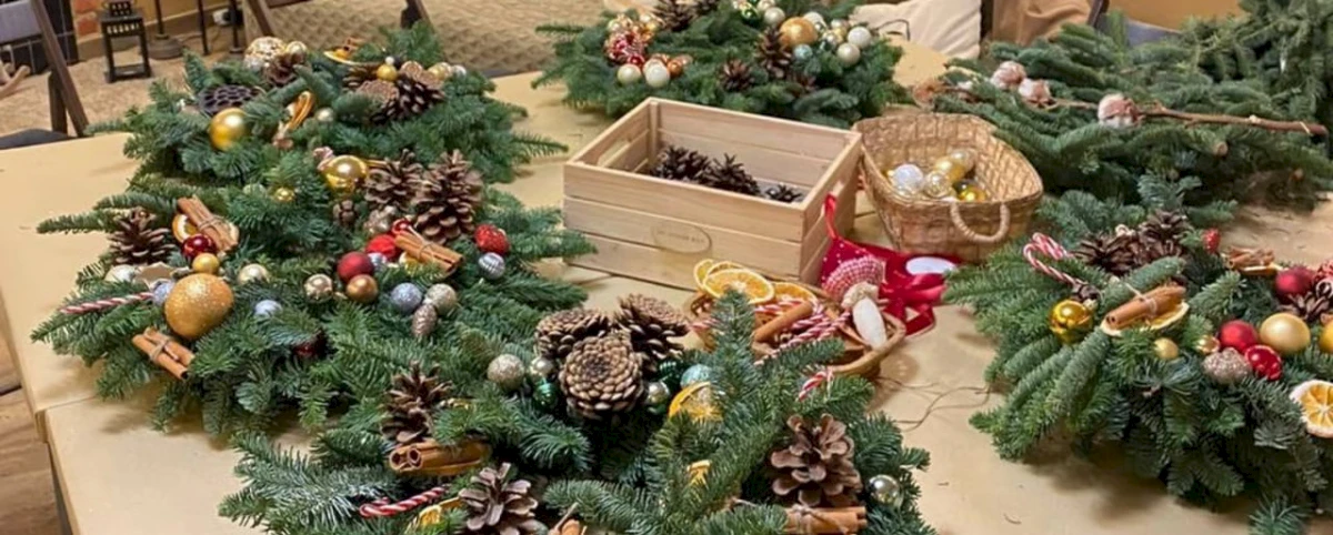 Рождественский венок - мастер-класс