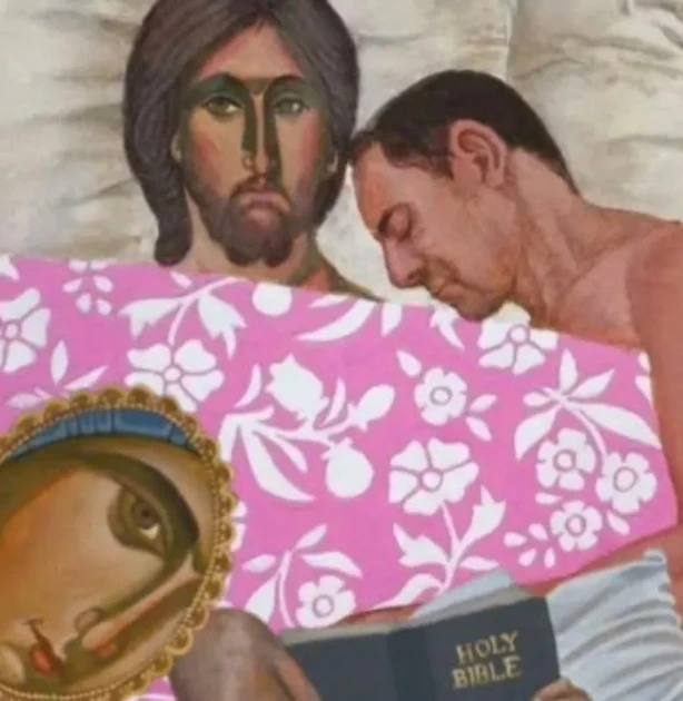 На Кіпрі спалахнув скандал навколо колажу з роботами художника Йоргоса Гавріїла