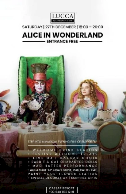 Тематичний вечір — Аліса в Країні чудес