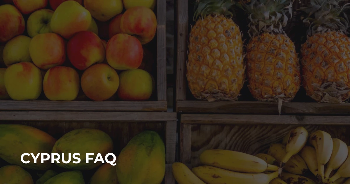 Obst auf Zypern — Saison, was und wann kaufen
