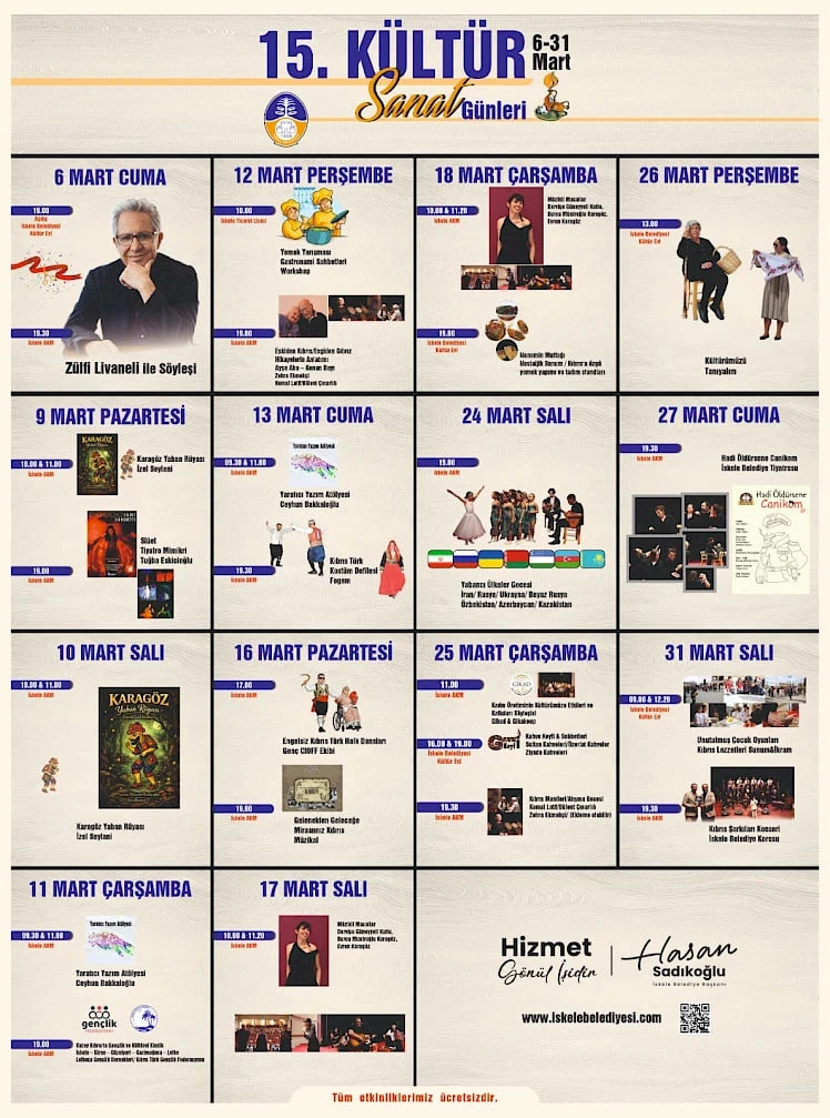 Πρόγραμμα Εκδηλώσεων Μήνα Πολιτισμού και Τεχνών