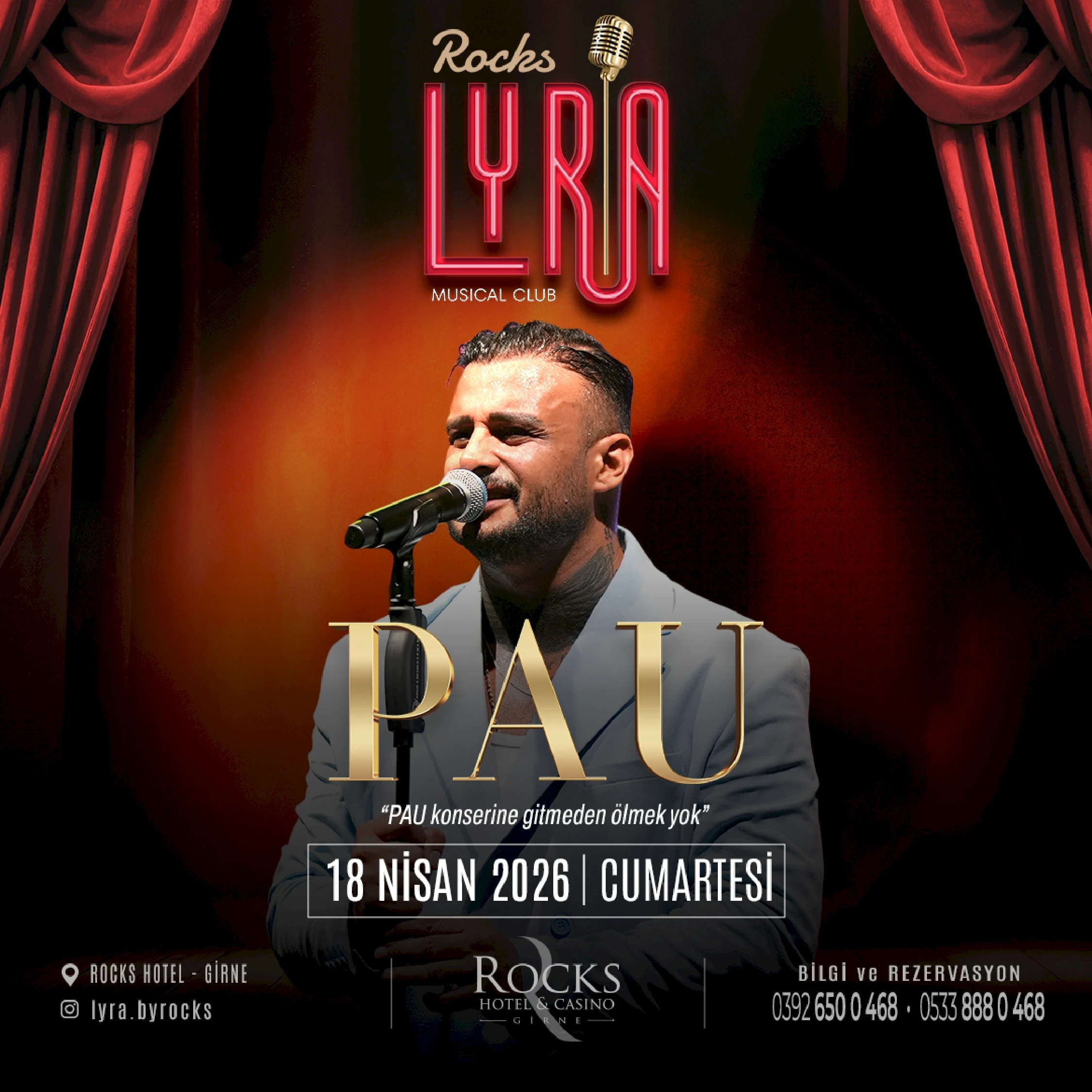 Концерт Pau в Rocks Lyra