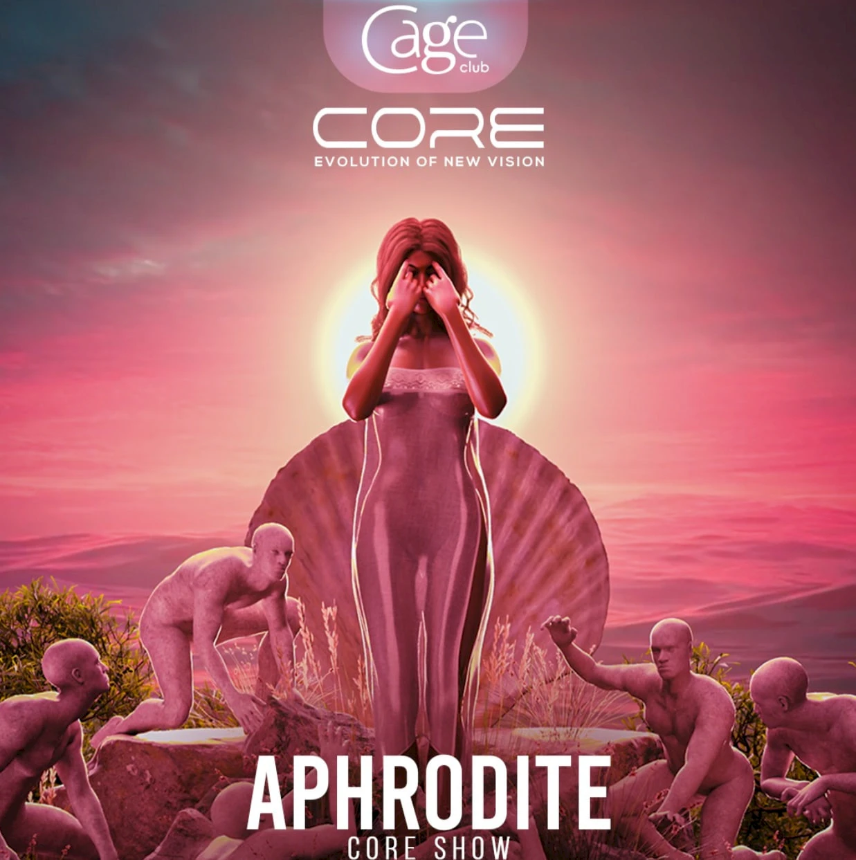 Aphrodite Core Show im Cage Club