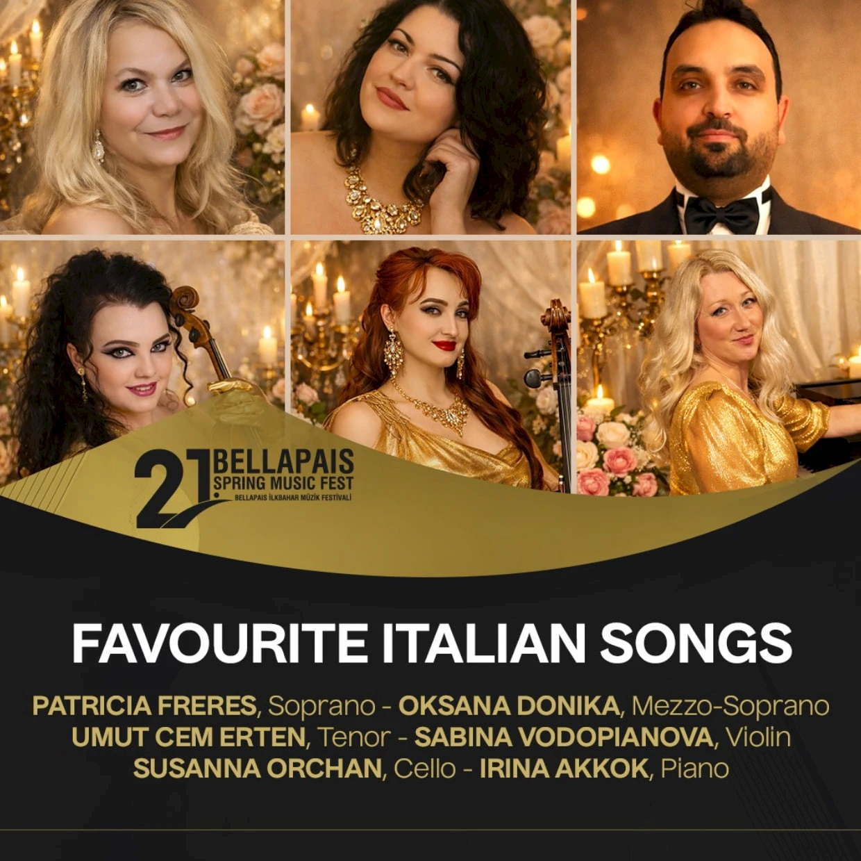 Любимые итальянские песни в аббатстве Беллапаис