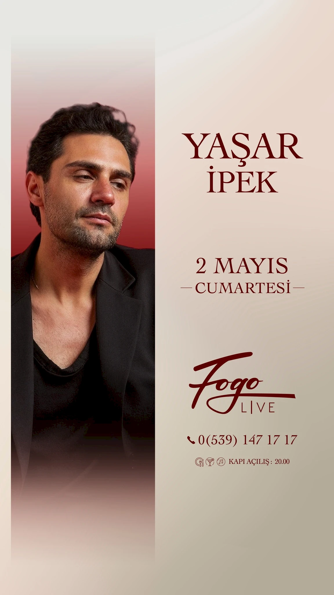 Yaşar İpek Konzert im Fogo Live