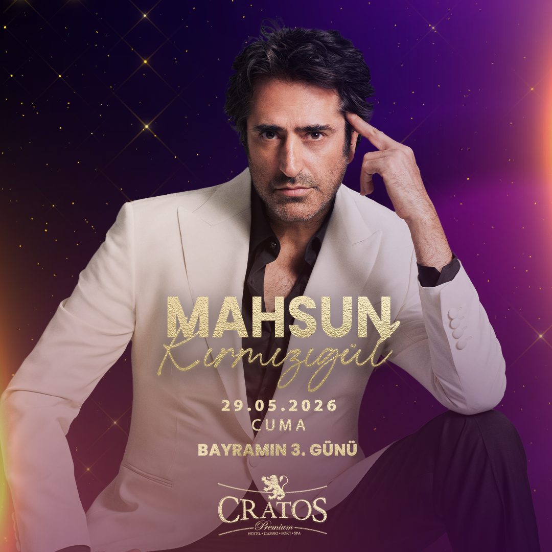 Mahsun Kırmızıgül koncerts viesnīcā Cratos Premium Hotel